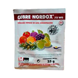 Fungicida cobre Nordox 75 WG sobre de 25 gr Massó