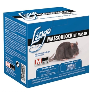 Raticida Massoblock BF 260 gr Massó