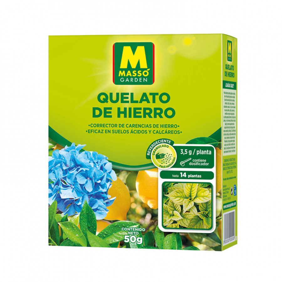 Quelato de hierro 50 gr Massó