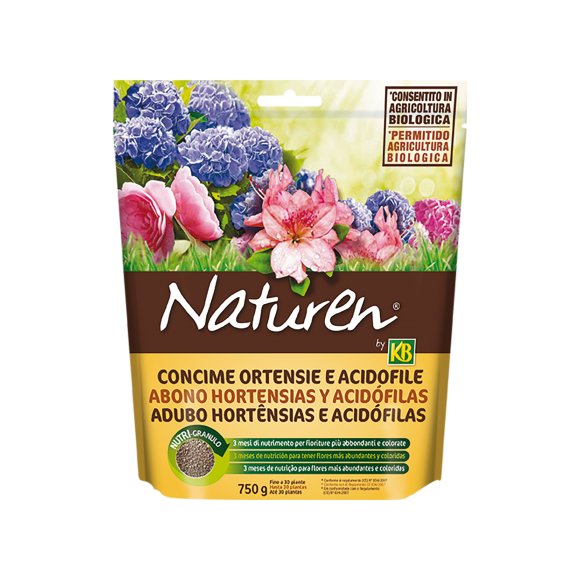 Abono para hortensias y acidófilas Naturen 750 gr KB