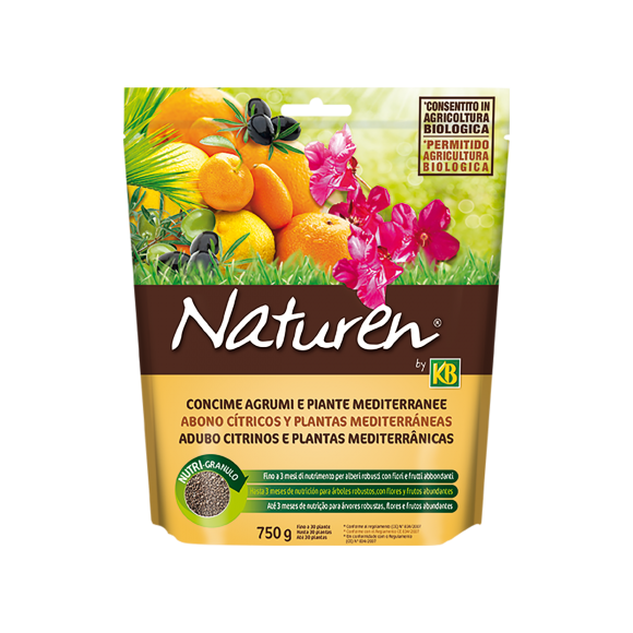 Abono para cítricos y plantas mediterráneas Naturen 750 gr KB