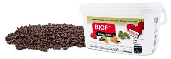 Abono orgánico peletizado BIOF 4 Kg Aviporto