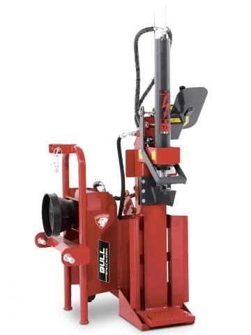 Astilladora de leña para tractor Ceccato SPLT11-POL en posición vertical